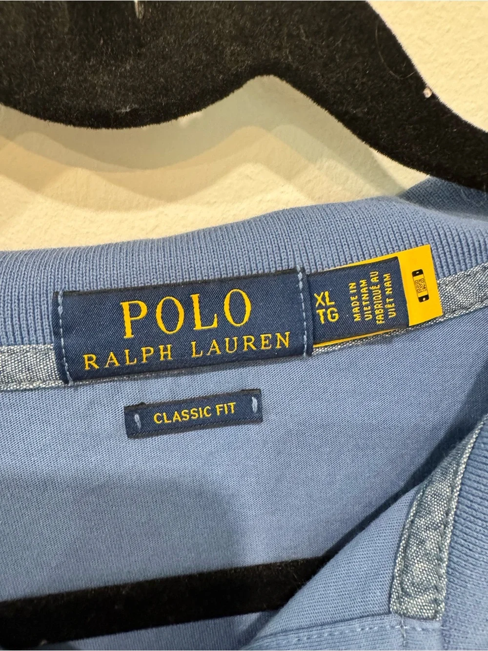 Ralph Lauren Light Blue Polo Shirt with Embroidered Pony